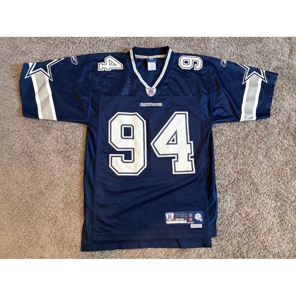 Reebok DeMarcus Ware 94 Dallas Cowboys Onfield Jersey Mens Size S Length +2